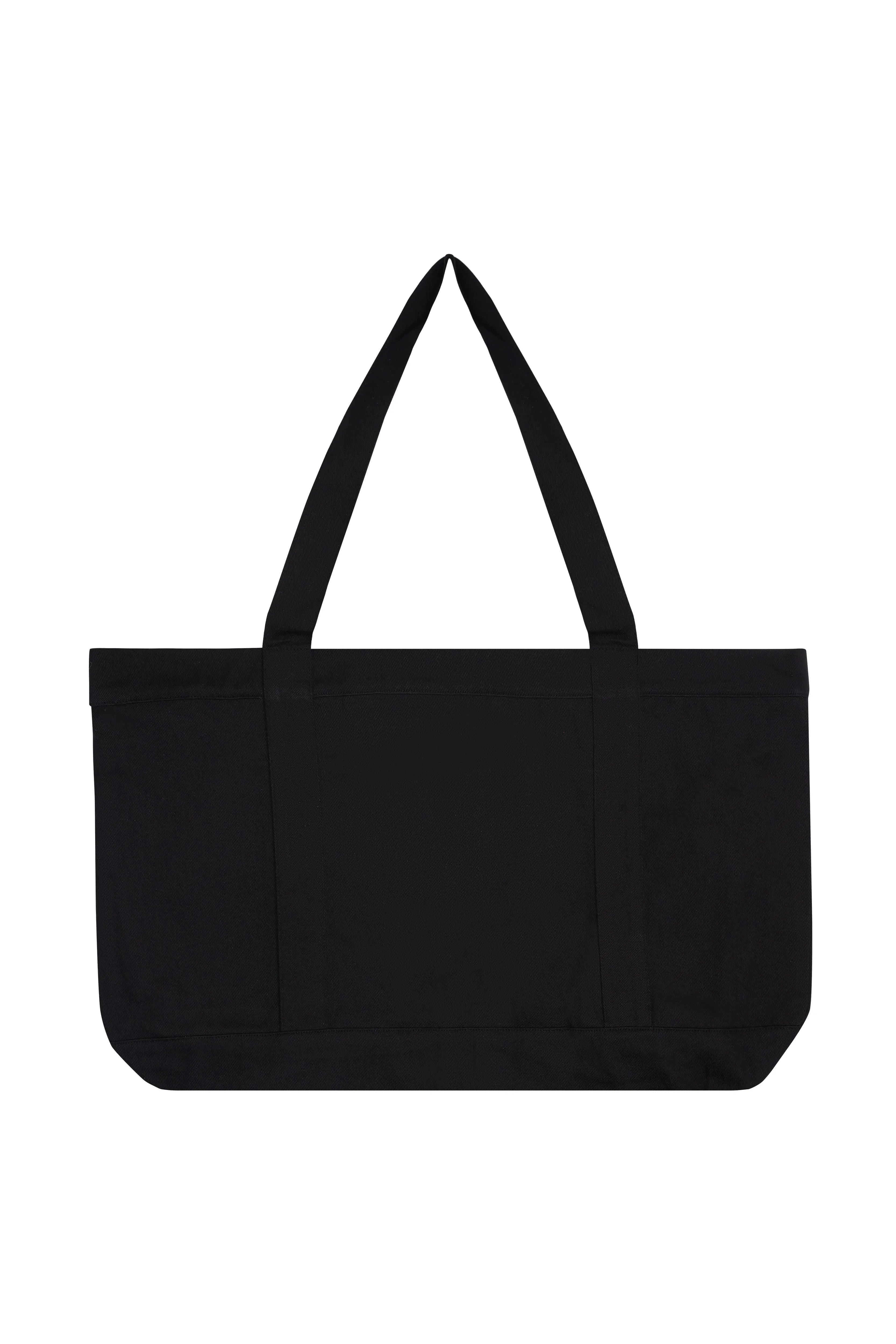 100% Recycled Big Tote Bag Black