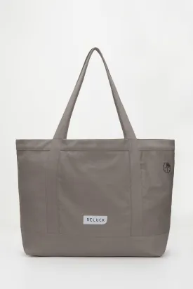 100% Recycled Big Tote Bag Gray