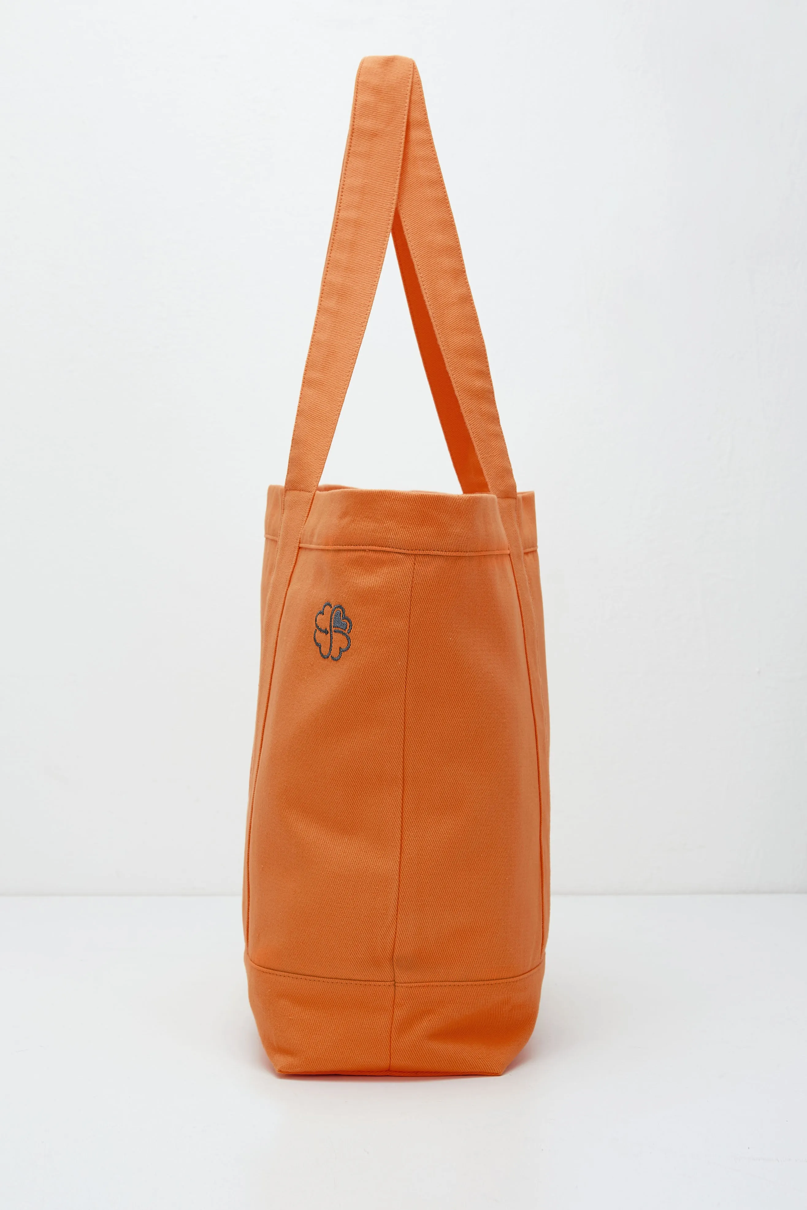 100% Recycled Big Tote Bag Orange