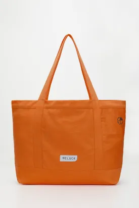 100% Recycled Big Tote Bag Orange