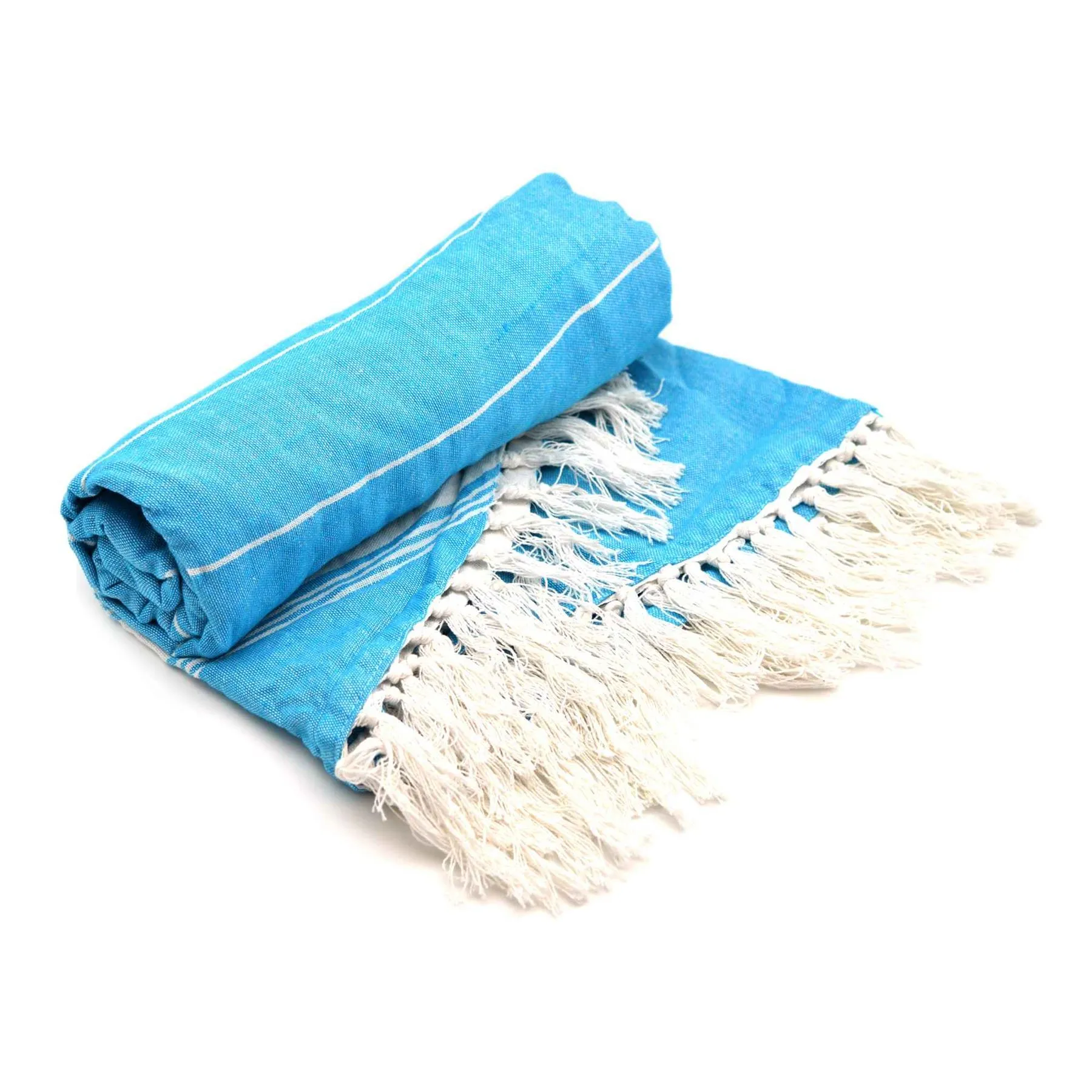 190cm Round Turkish Cotton Bath Towel - By Nicola Spring