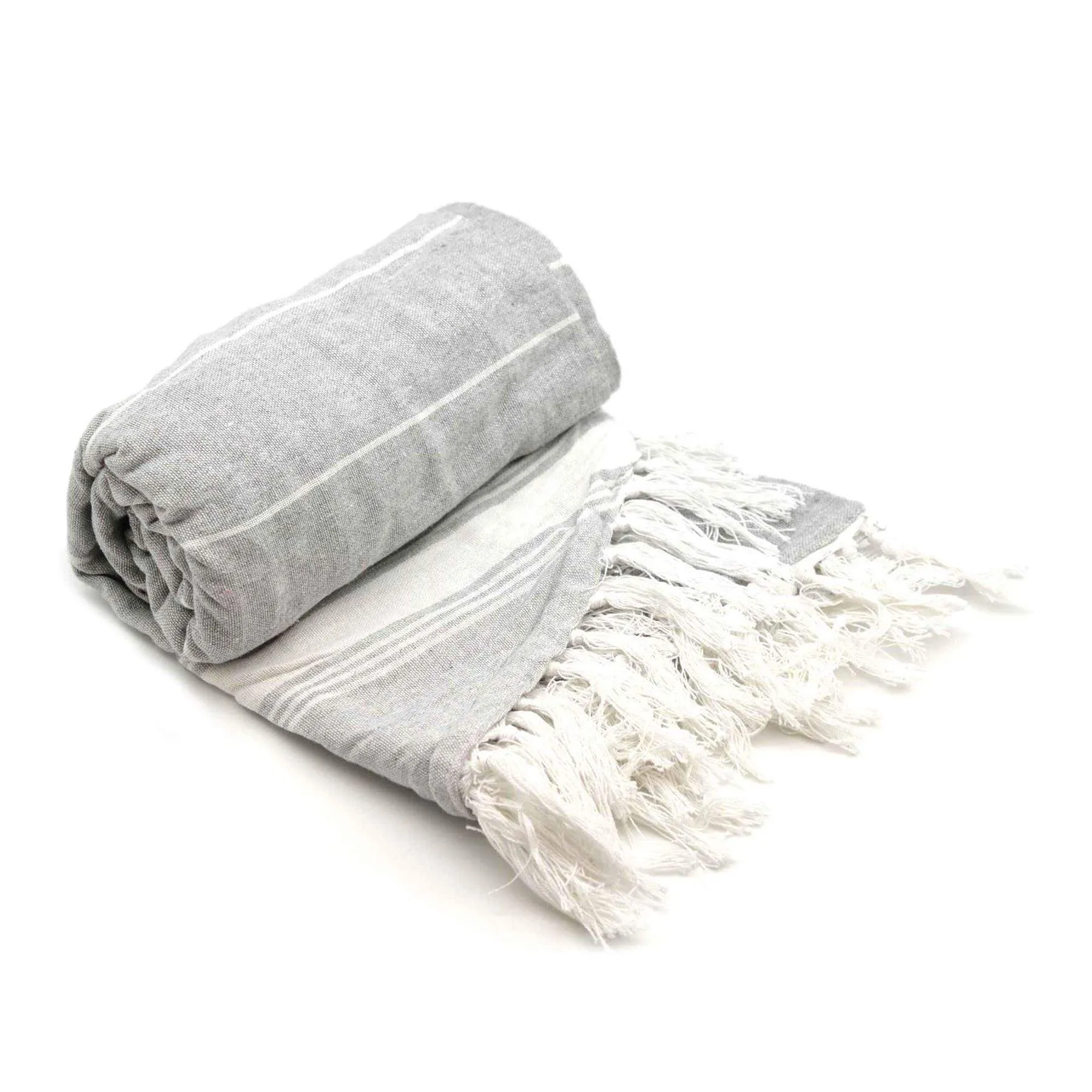 190cm Round Turkish Cotton Bath Towel - By Nicola Spring