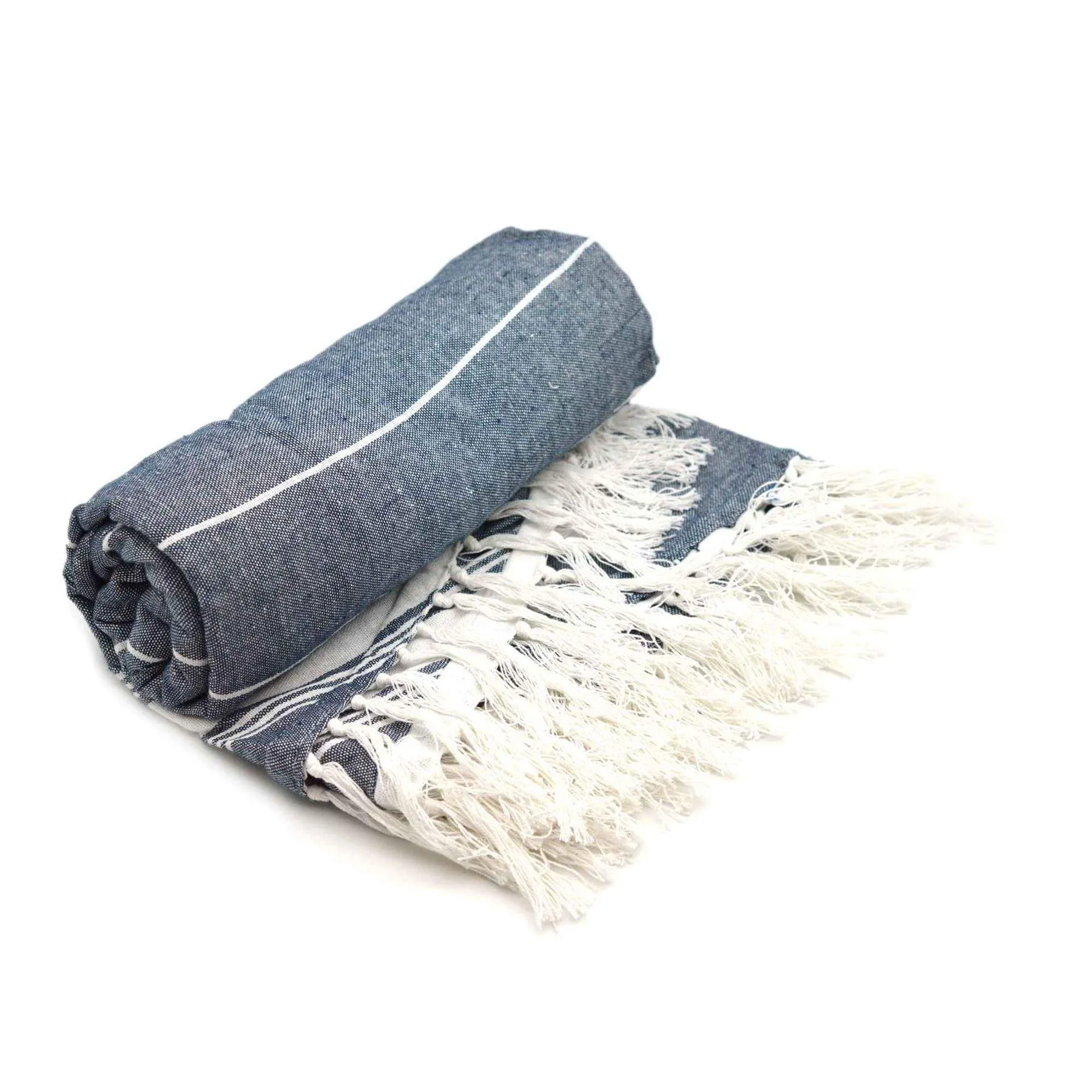 190cm Round Turkish Cotton Bath Towel - By Nicola Spring