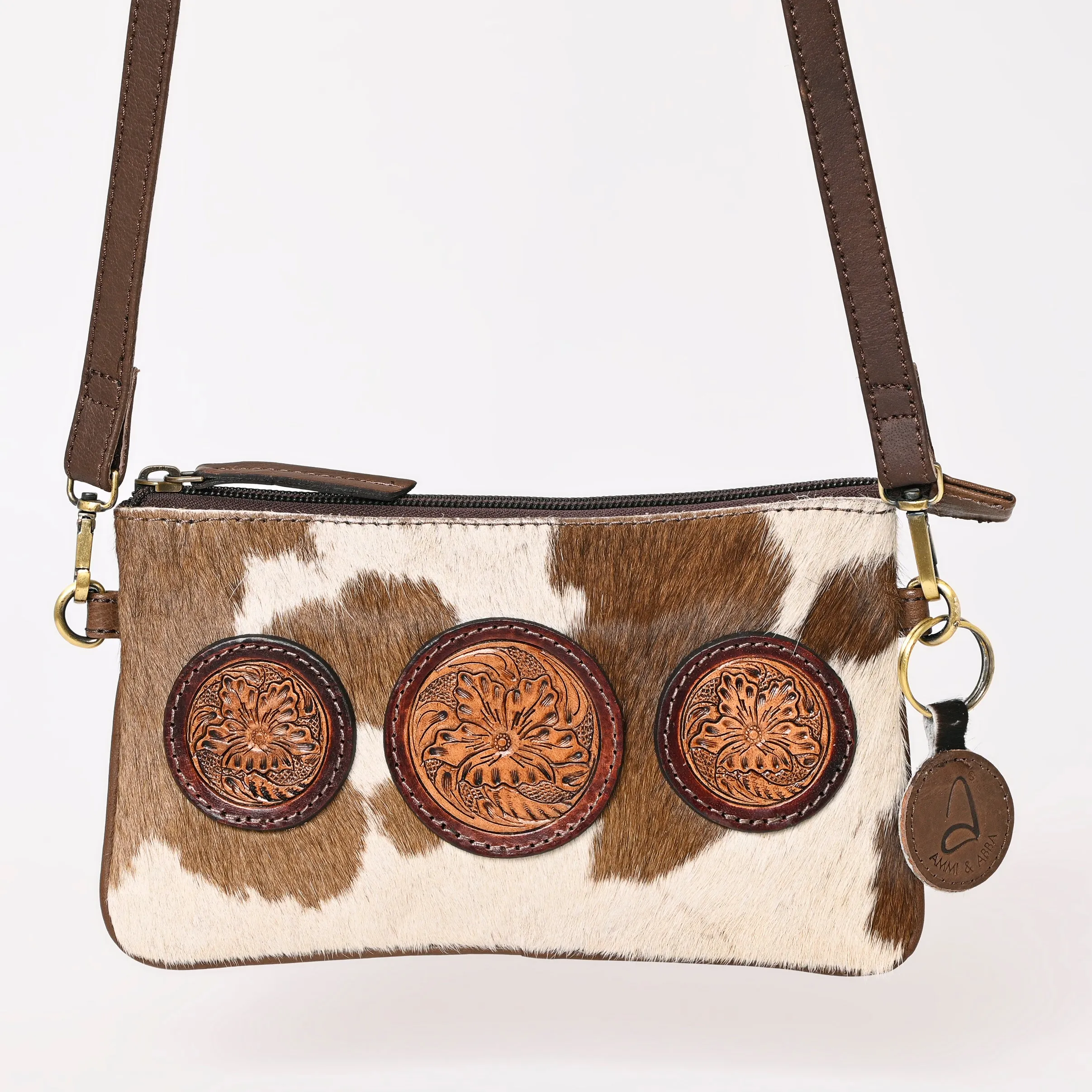 A&A-989  Montana West Hair-On Cowhide Collection Clutch/Crossbody