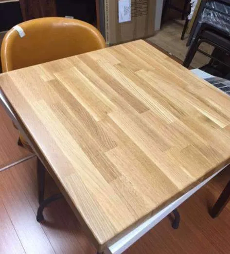 American White Oak Natural Finish Butcher Block Table Tops