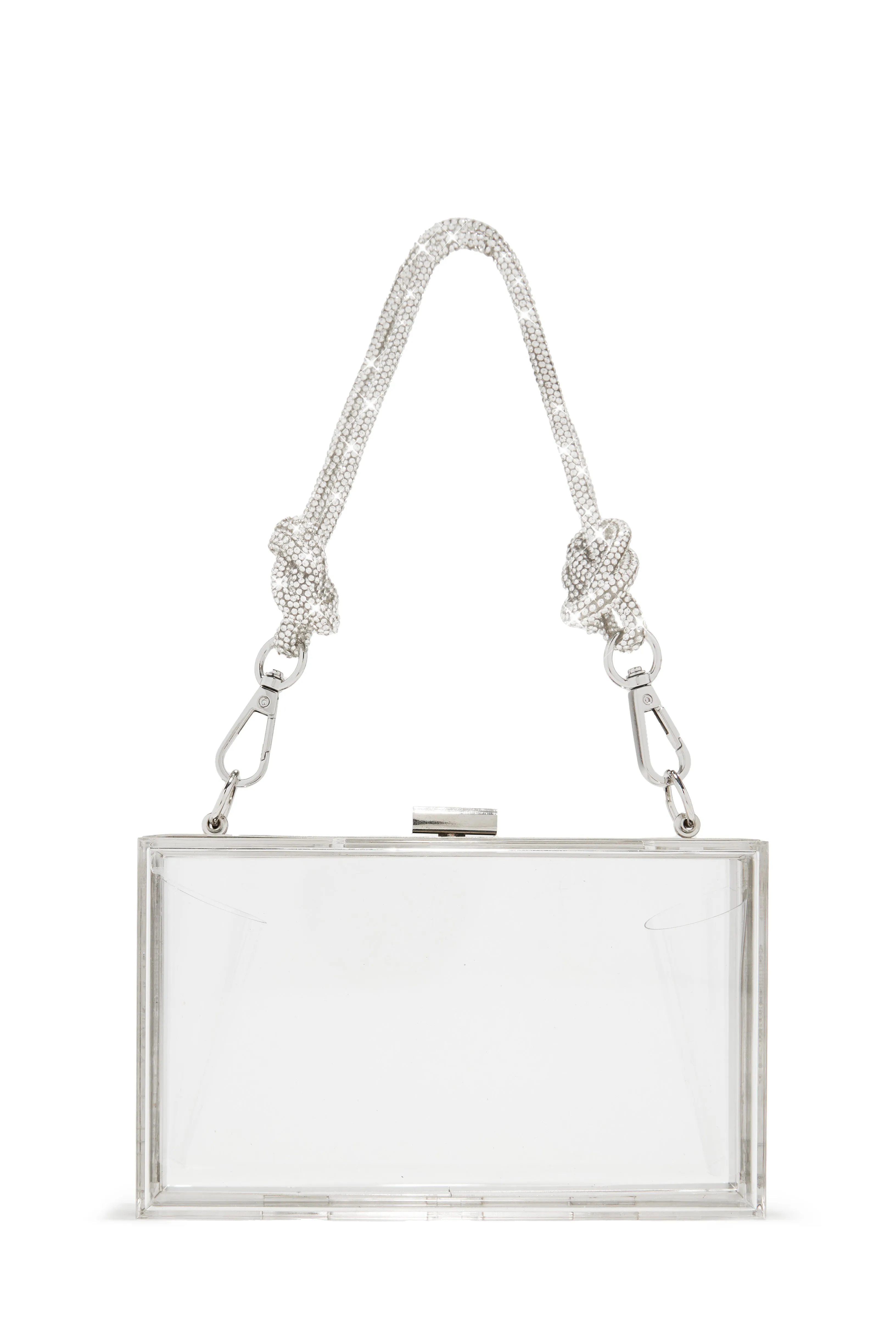 Anessia Clear Acrylic Bag - Silver