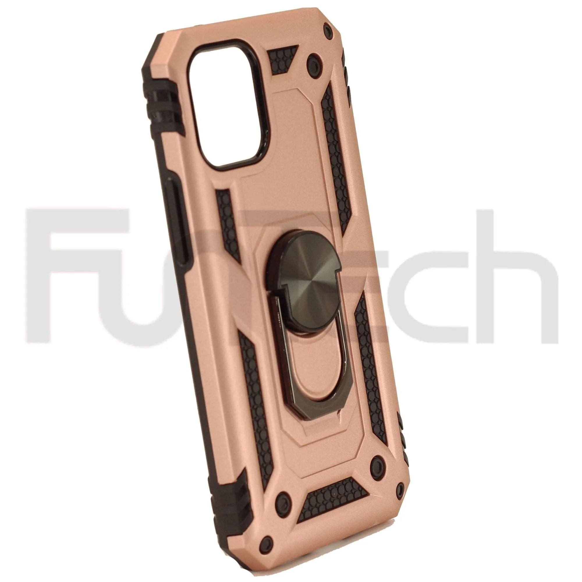 Apple iPhone 12 Mini Armor Ring Back Case Color Golden