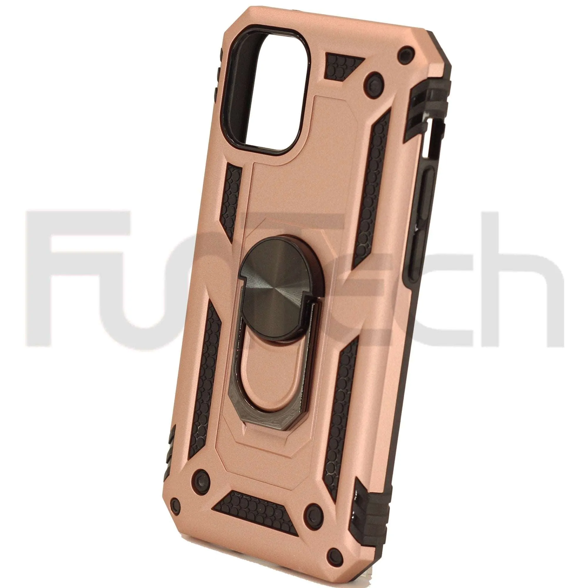 Apple iPhone 12 Mini Armor Ring Back Case Color Golden