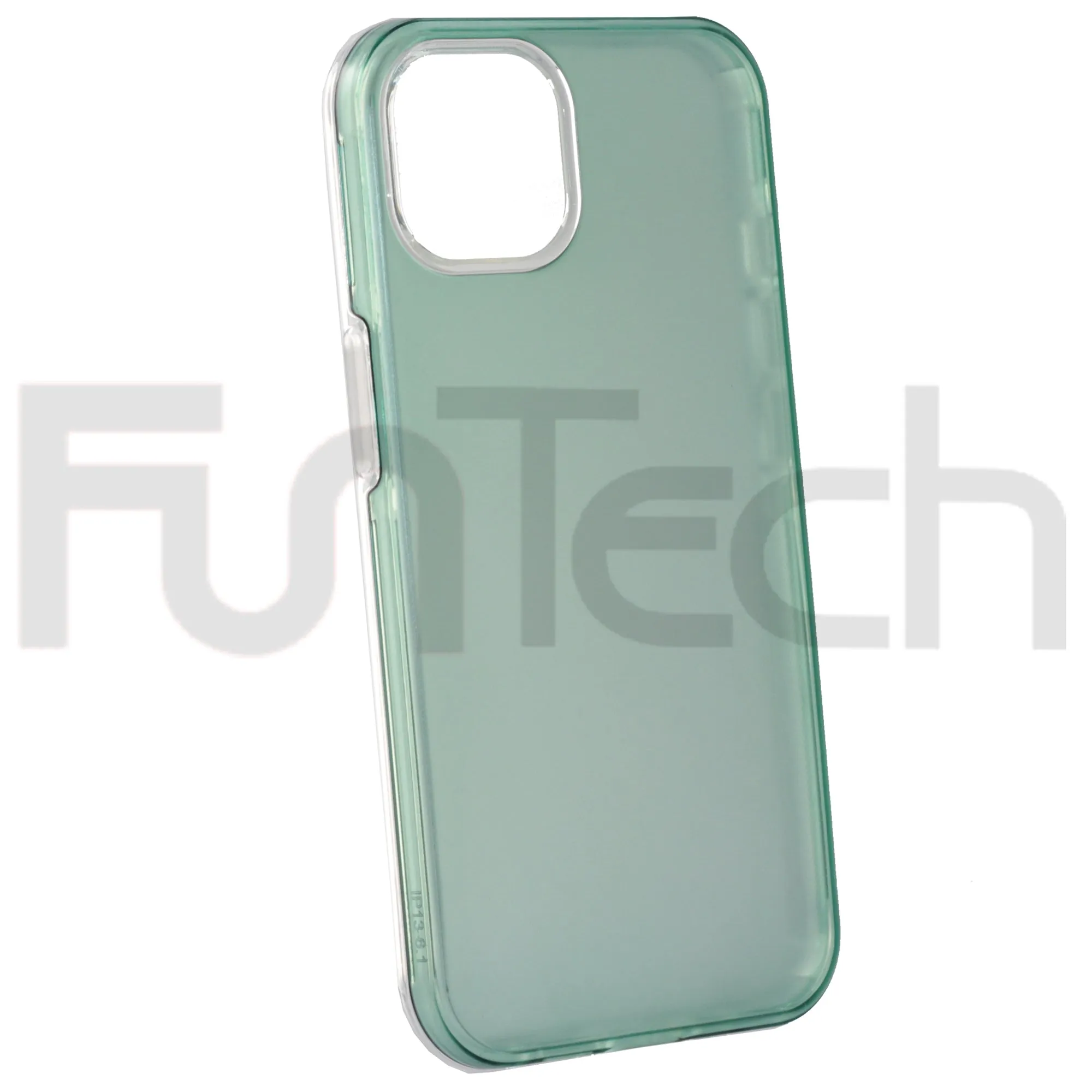 Apple iPhone 13 Pro Case, Double Sided Frosted Surface, Color Green.