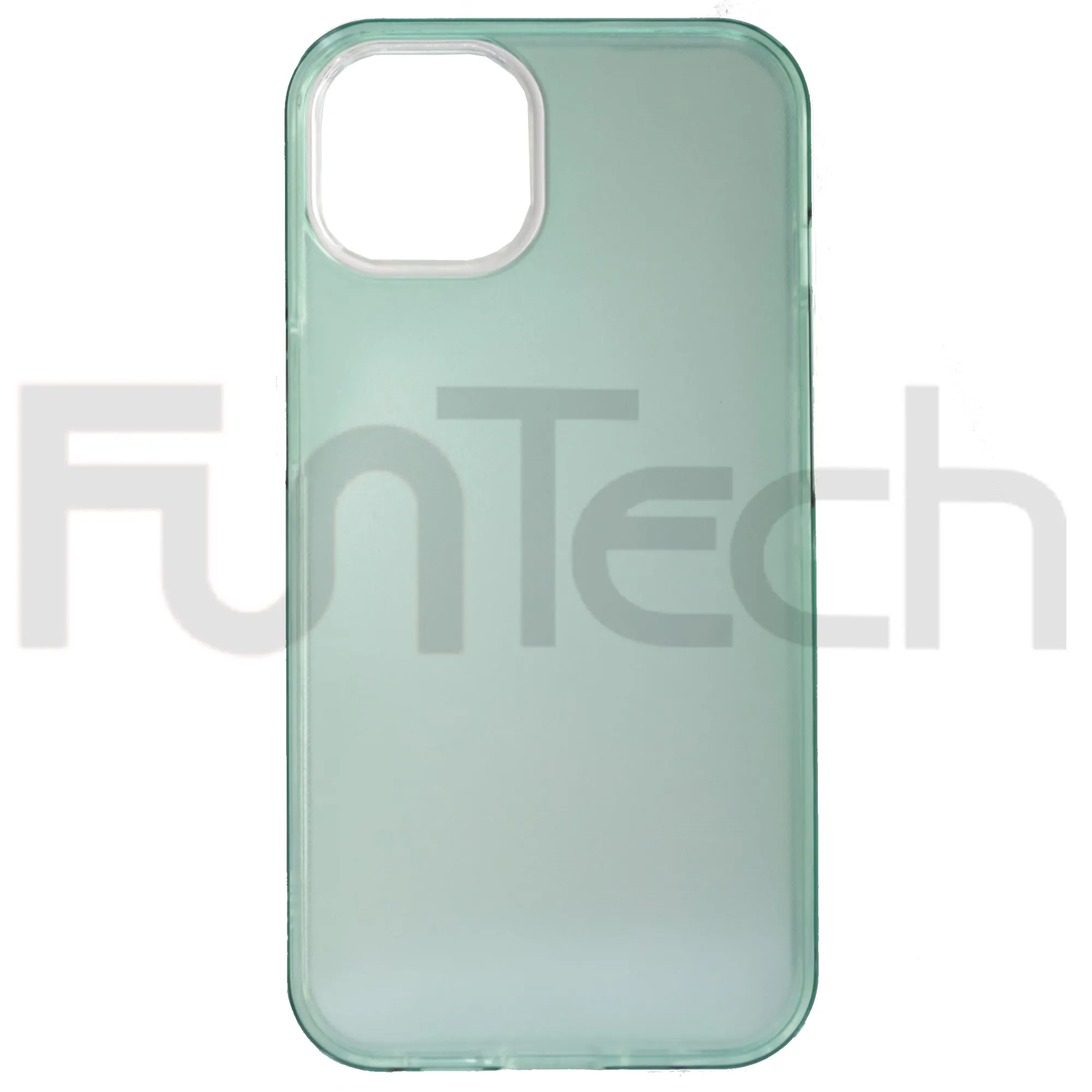 Apple iPhone 13 Pro Case, Double Sided Frosted Surface, Color Green.