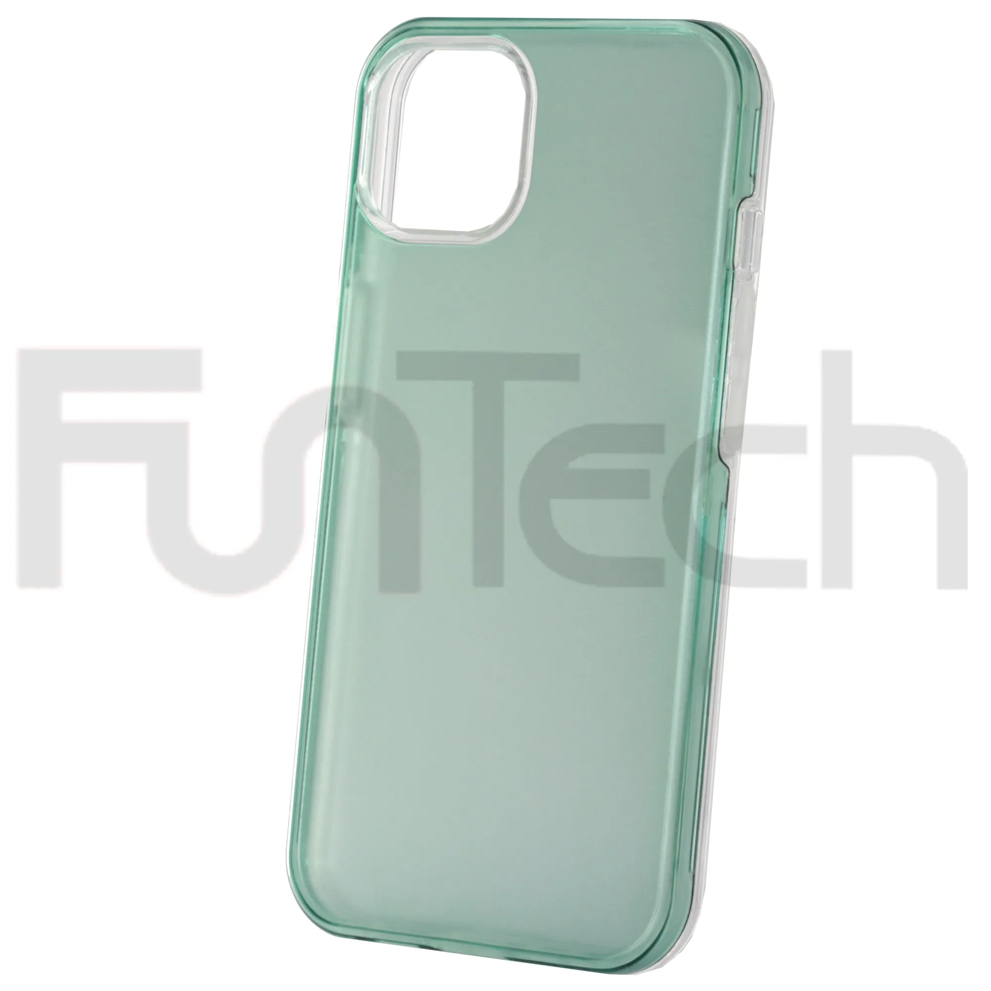 Apple iPhone 13 Pro Case, Double Sided Frosted Surface, Color Green.