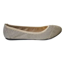 Barbican - Desert Gold Fold Up Ballet Flats