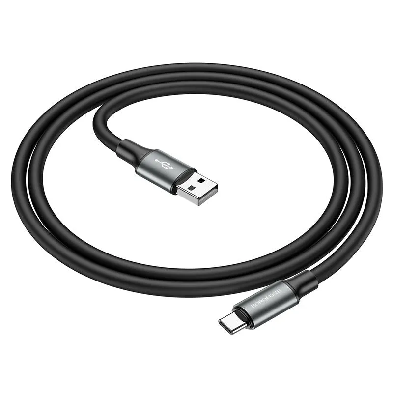 Borofone TYPE C-Charging Data Cable BX82 - Black / White