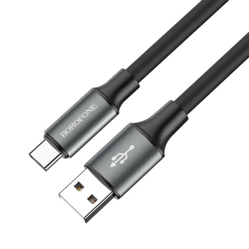 Borofone TYPE C-Charging Data Cable BX82 - Black / White