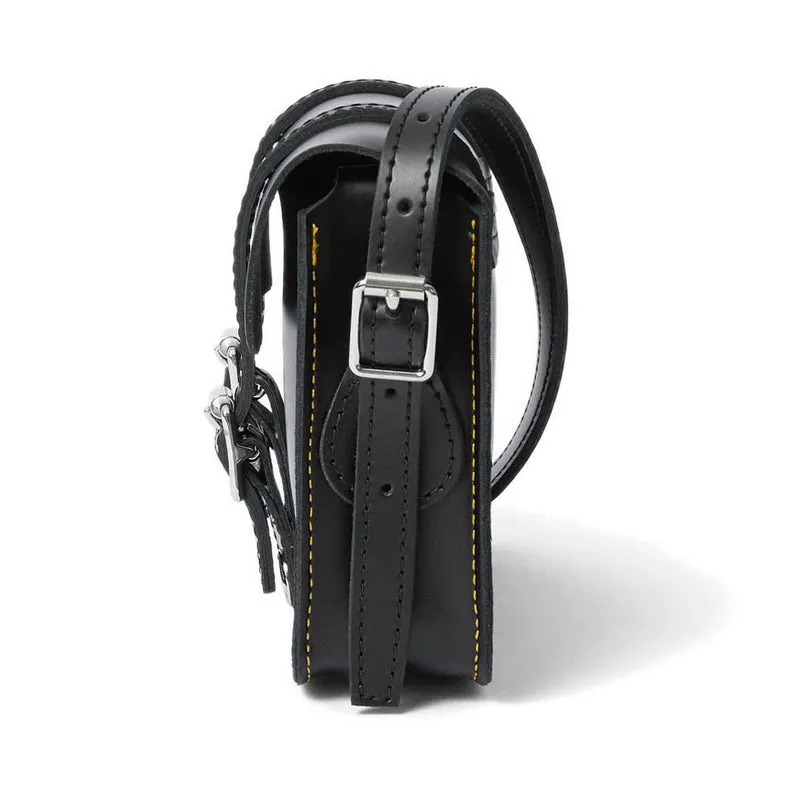 Core 7" Leather Satchel- Black Kiev