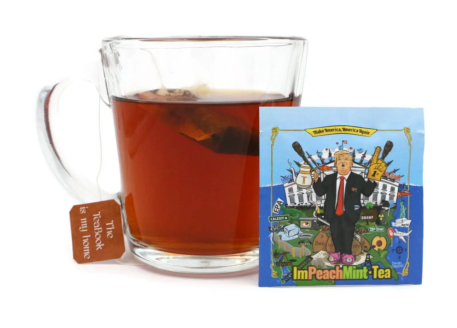 Donald ImPeachMint Tea set