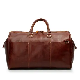 Elias Cowhide Leather Duffel Bag