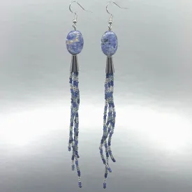 ER - Hoover Girls; Beaded Tassel, Sodalite