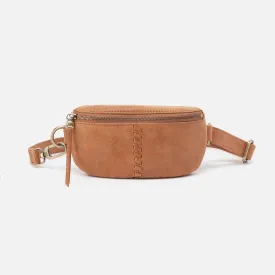 Fern Belt Bag In Buffed Leather - Whiskey