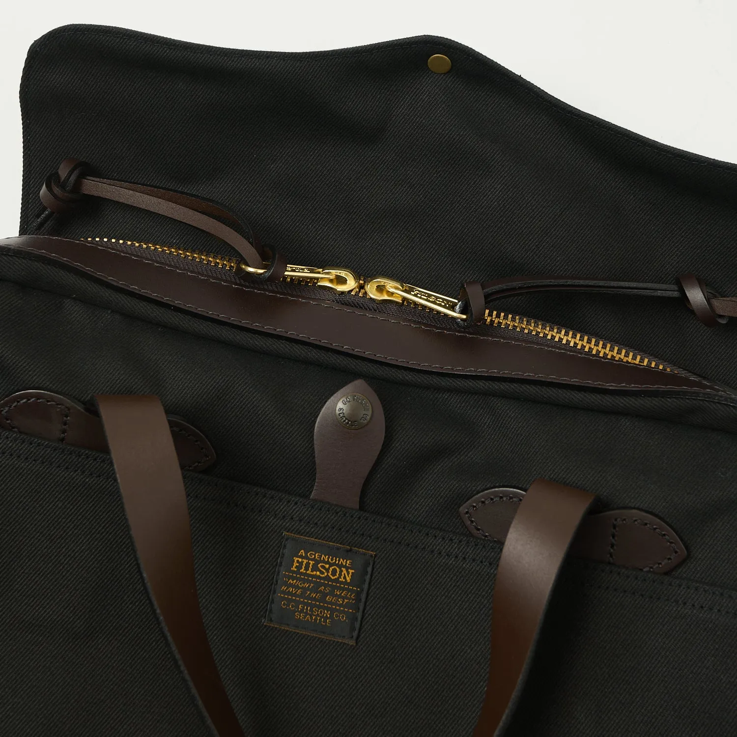 Filson Rugged Twill Original Briefcase - Black