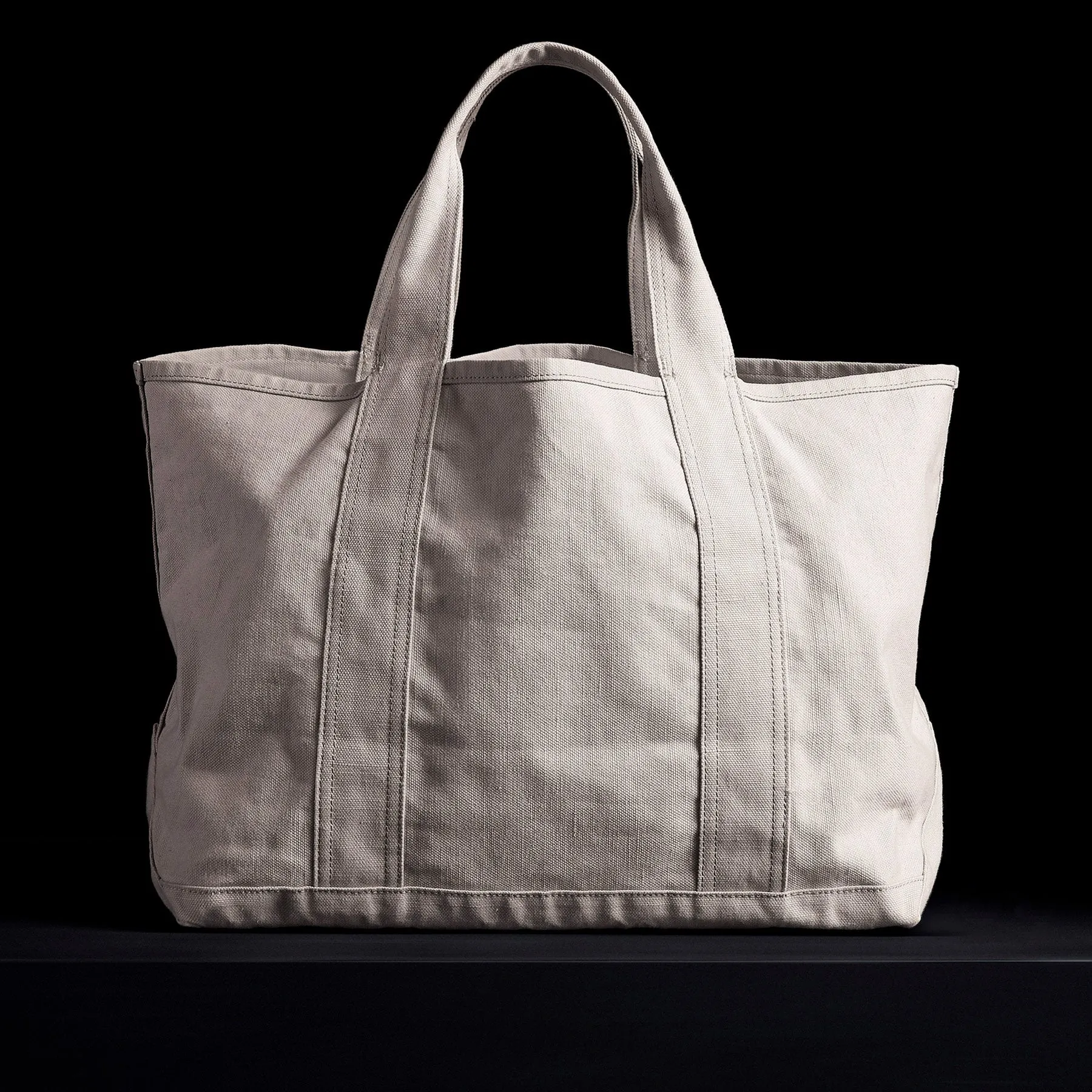 Large Canvas Tote - White