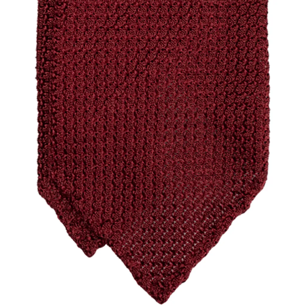 Maroon Grenadine Tie (Garza grossa)