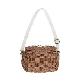 Mini Chari Rattan Bag by Olliella