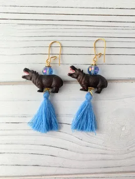 Mini Hippo Earrings