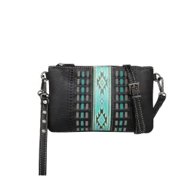 MW1153-181 Montana West Aztec Embossed Collection Clutch/Crossbody