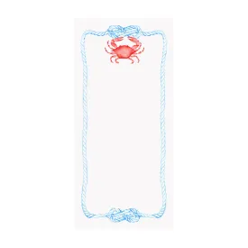 Nautical Crab Notepad