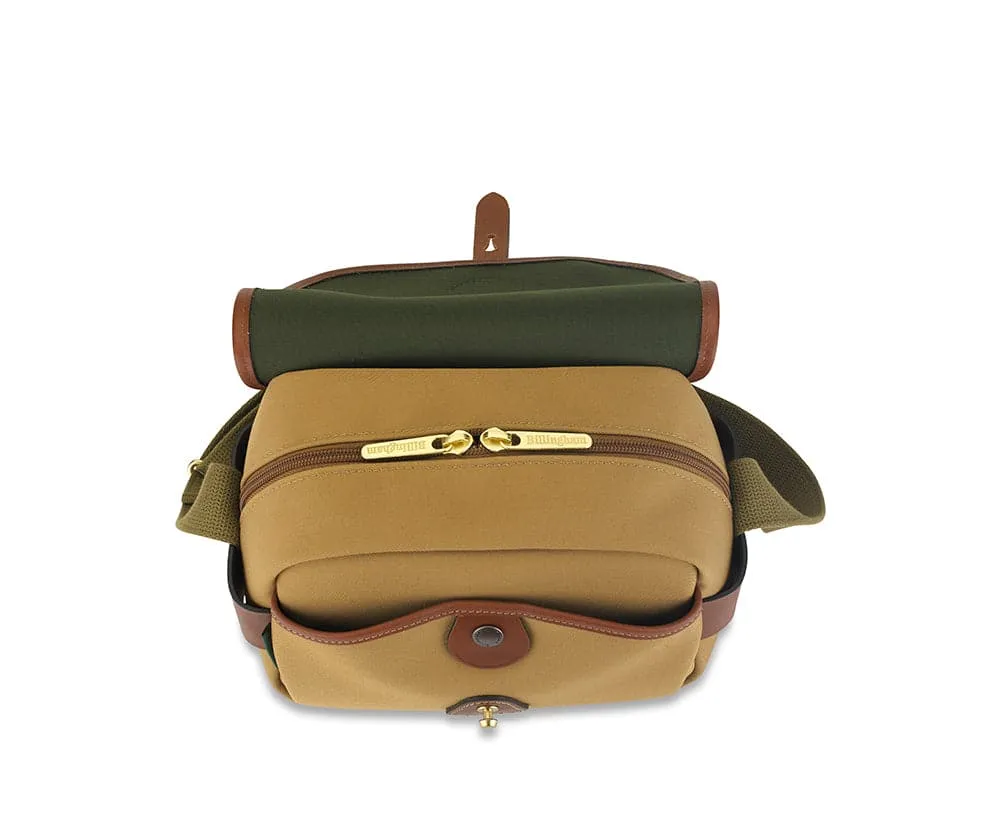 S2 Camera Bag - Khaki Canvas / Tan Leather