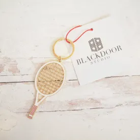 Tennis Racket Keychain