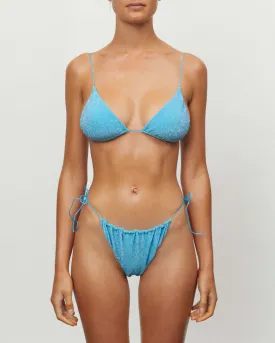 The String Top - Turquoise Lurex