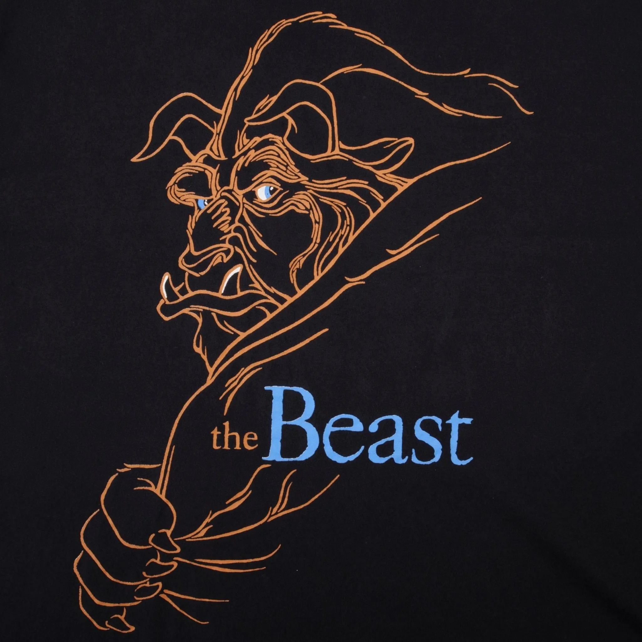 VINTAGE DISNEY BEAUTY AND THE BEAST 1990S TEE SHIRT SIZE 2XL MADE IN USA